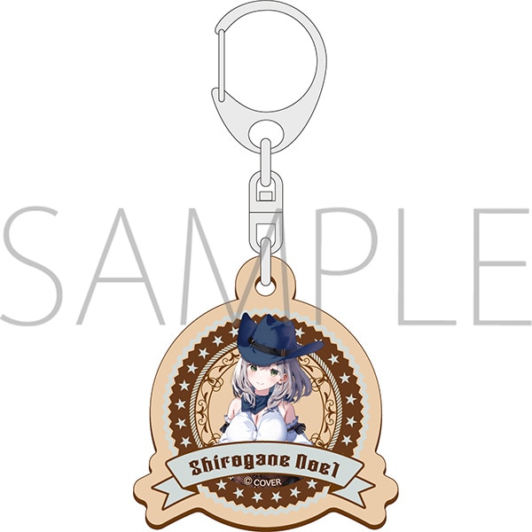 [Pre-order] hololive - Western Caravan - Wooden Keychain / Shirogane Noel